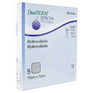 DuoDERM Extra Thin Surgical Dressing 7.5X7.5cm