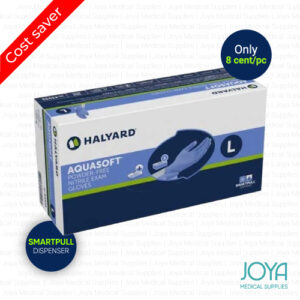 Halyard Aquasoft Nitrile Powder-Free Large Examination Gloves