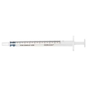 Luer Slip Syringe without Needle - Concentric Nozzle