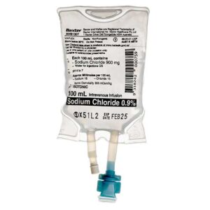 BAXTER Sodium Chloride 0.9% 100ml Single Pk IV