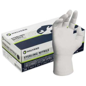 Halyard Sterling Nitrile Powder-Free Large Examination Gloves
