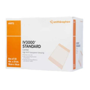 Smith+Nephew Opsite IV3000 Orange Handle Dressing 10X14cm