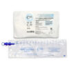 Cure Catheter Closed System Pre Lubricated Single Straight Tip White Unisex 12FR