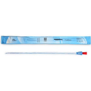 Cure Ultra Catheter Pre Lubricated Coude Tip Red Male 18FR 40cm