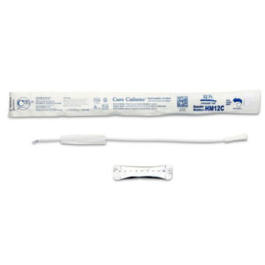 Cure Catheter Hydrophilic Coude Tip White Male 12FR 40cm