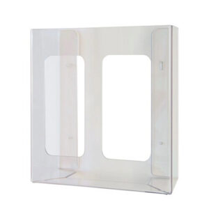 Halyard Exam Glove Dispenser Double Clear Plastic