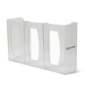 Halyard Exam Glove Dispenser Triple Clear Plastic