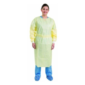 Halyard Impervious Full Back Comfort Gown X-Large Yellow
