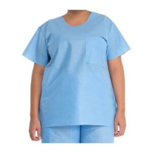 Halyard Scrub Shirt Tri-Layer Fabric X-Large Blue