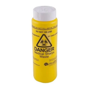 Fitsafe Medical Sharps Waste Container With Screw-Top 250ml
