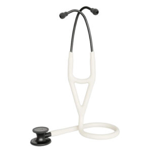 Littmann Cardiology IV Diagnostic Stethoscope Black Matte-Finish Chest Piece Alabaster Tube