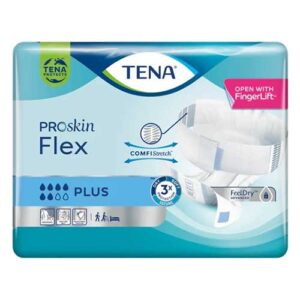 Tena Flex Proskin Plus Belted Briefs Large 6D