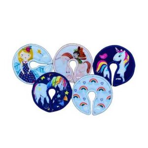 Tubie Fun Regular G-Tube Button Pad Fairies Unicorns Rainbows Design