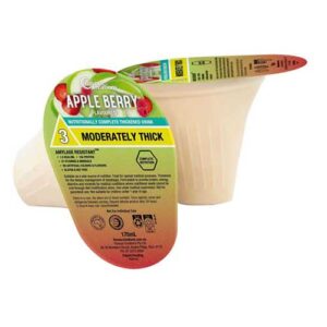 Flavour Creations Nutritionally Complete Apple Berry 400 Level 3 Moderately Thick 175ml Dysphagia Cup RTD