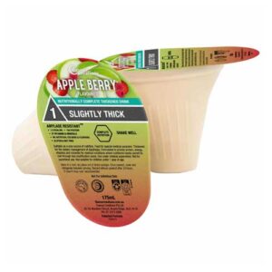 Flavour Creations Nutritionally Complete Apple Berry 1 Slightly Thick 175ml Dysphagia Cup RTD