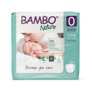 Bambo Nature Nappies Size 0 XX-Small 1-3kg