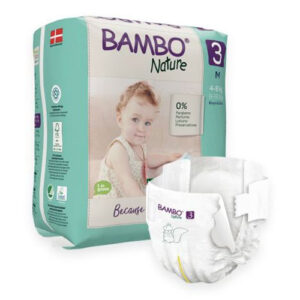 Bambo Nature Nappies Size 3 Medium 4-8kg
