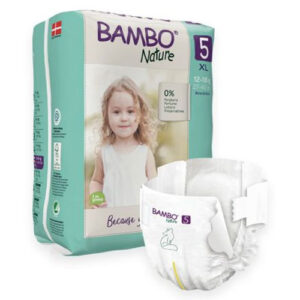 Bambo Nature Nappies Size 5 X-Large 12-18kg