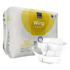 Abena Wing Premium S2 Bladder Protection Belted Products Yellow 50-85cm 1800ml