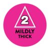 Flavour Creations Round Sticker Level 2 Mildly Thick