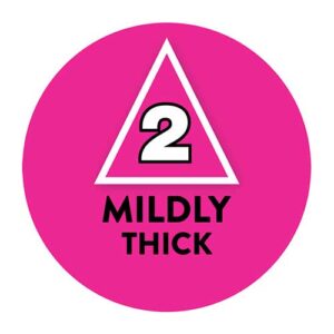 Flavour Creations Round Sticker Level 2 Mildly Thick