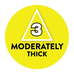 Flavour Creations Round Sticker Level 3 Moderately Thick