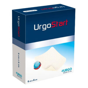 UrgoStart Foam Pad Lipido-Colloid Sucrose-Octasulfate Absorbent Dressing 6x6cm