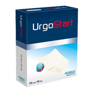 UrgoStart Foam Pad Lipido-Colloid Sucrose-Octasulfate Absorbent Dressing 10x10cm