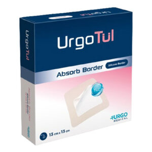 UrgoTul Absorb Silicone Border Lipido-Colloid Absorbent Dressing 13x13cm