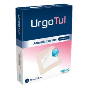 UrgoTul Absorb Silicone Border Lipido-Colloid Absorbent Dressing 15x20cm