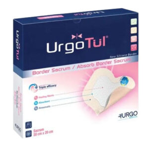 UrgoTul Absorb Silicone Border Sacrum Lipido-Colloid Absorbent Dressing 20x20cm