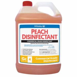 Whiteley Peach Disinfectant Commercial Grade Disinfectant 5 Litres
