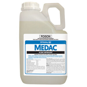 Whiteley Medac Acidic Detergent Wide Neck 5 Litres