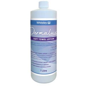 Whiteley Dermalux Soft Towel Lotion Superior Bed Bathing System 1 Litre