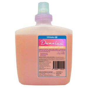 Whiteley Dermalux Everyday Use Hand and And Body Wash Ultra-Mild Soap 1 Litre