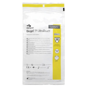 Molnlycke Biogel PI UltraTouch Synthetic Non-Latex 9 Yellow Surgical Glove Powder-Free