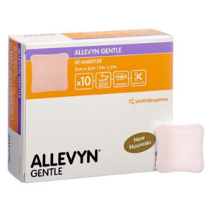 Smith+Nephew Allevyn Gentle Silicone Gel Adhesive Dressing 5x5cm