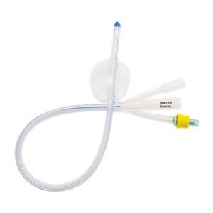 3-Way Foley Catheter Standard Tip 43cm with 50mL Balloon 20fr Yellow Sterile