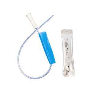 Hydrophilic Coated Nelaton Catheter with Water Sachet