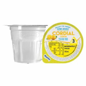 Precise Ready-To-Drink Low Joule Lemon Flavoured Cordial Level 3 Moderately Thick 185mL
