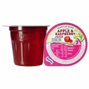 Precise Ready-To-Drink Apple And Raspberry Juice Level 2 Mildly Thick 185mL