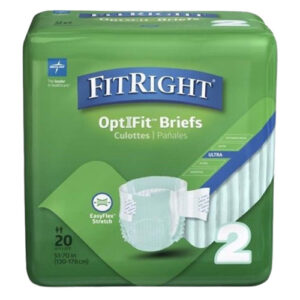 Medline FitRight OptiFit Ultra Stretch Brief Green 130–178cm 2192ml