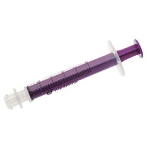 Medicina ENFit 2.5ml Reusable Low Dose Purple Syringe