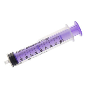 Medicina 100ml Purple Single Use ENFit Syringe