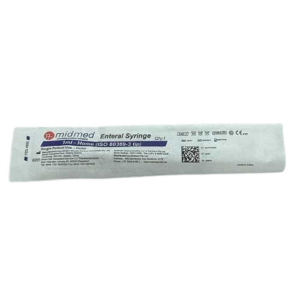 ENFIT Home Use Enteral Syringe 1ml Silicone O-ring Low Dead Space