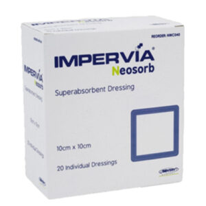 Impervia Neosorb Superabsorbent Dressing 10cm x 10cm