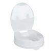 Homecraft Savanah Raised Toilet Seat with Lid 100mm