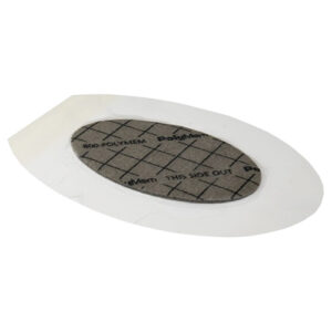 PolyMem Shapes #5 Silver Oval Film Adhesive Dressing 12.7 x 8.8cm