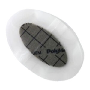 PolyMem Silver # 8 Oval Silicone Border Dressing 16.5x20.9cm
