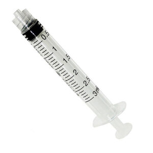 BD Syringe Luer Lock Tip 3ml Box/100